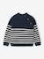Pull fille écru+marine - vertbaudet enfant 