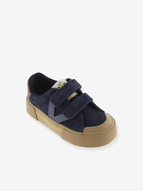 Baskets Tribu kaki+marine+rose - vertbaudet enfant 