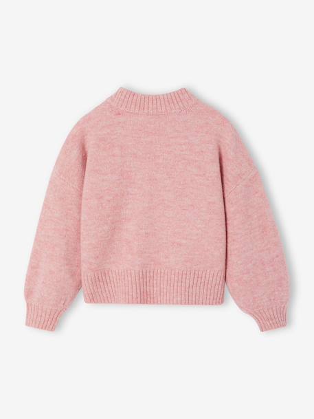 Pull uni prune+rose - vertbaudet enfant 