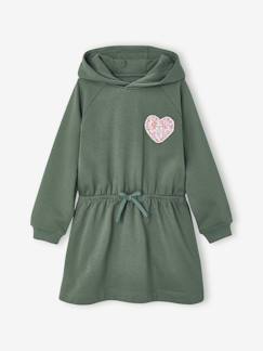 -Robe courte à capuche fille