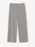Pantalon tailoring fille gris chiné+marine - vertbaudet enfant 