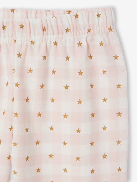 Pyjama pantalon fille rose pâle - vertbaudet enfant 