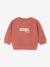 Uniseks babysweater met lange mouwen terracotta - vertbaudet enfant 