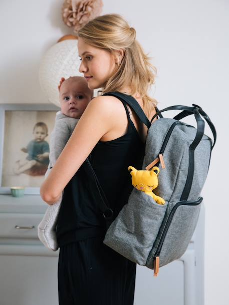 Sac à dos à langer GRIS - vertbaudet enfant 