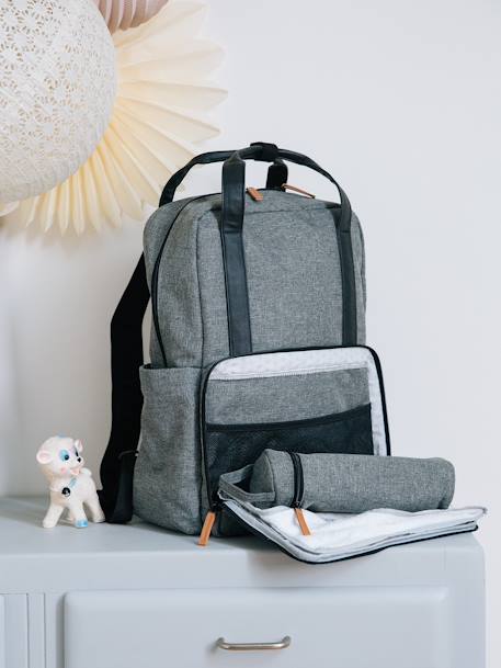 Sac à dos à langer GRIS - vertbaudet enfant 