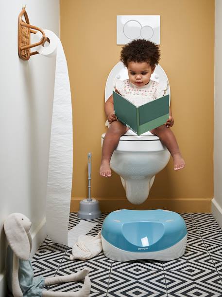 Pot d'hygiène 3 en 1 bleu/blanc - vertbaudet enfant 