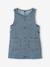 Robe chasuble fille bleu moyen - vertbaudet enfant 