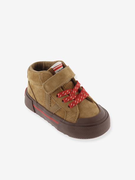 Hoge sneakers Tribu VICTORIA donkerbruin - vertbaudet enfant 