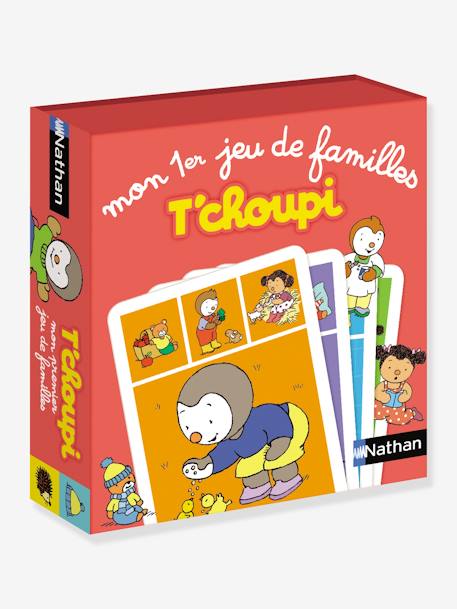 Mijn eerste familiespel T'choupi NATHAN Rood - vertbaudet enfant 