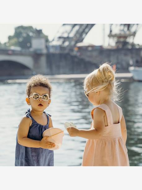 Lunettes Ourson 2-4 ans Ki ET LA BEIGE MOYEN UNI+VERT CLAIR UNI AVEC DECOR - vertbaudet enfant 