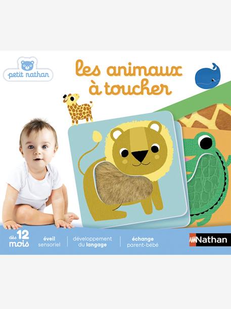 Les animaux à toucher Blanc - vertbaudet enfant 
