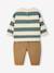 Ensemble bébé garçon sweat et pantalon vert émeraude - vertbaudet enfant 