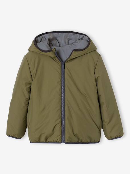 Garçon-Blouson réversible garçon à capuche