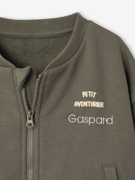 Gilet zippé bébé garçon kaki - vertbaudet enfant 