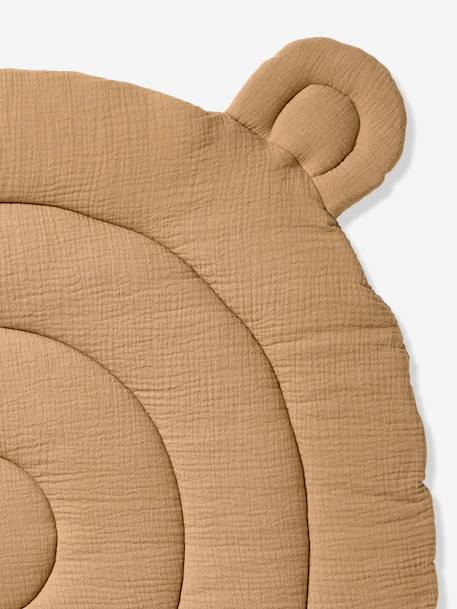 Tapis photo bébé en gaze de coton moka - vertbaudet enfant 