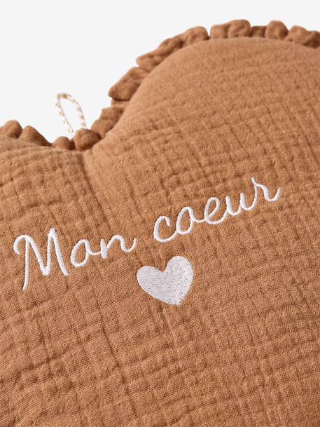 Lot de 2 décos murales coeur écru - vertbaudet enfant 
