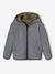 Blouson réversible réfléchissant garçon à capuche kaki - vertbaudet enfant 