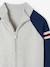 Gilet zippé col montant enfant garçon gris chiné - vertbaudet enfant 
