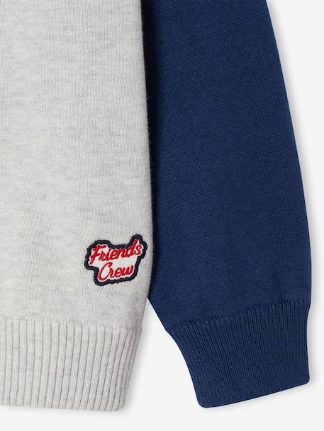 Gilet zippé col montant enfant garçon gris chiné - vertbaudet enfant 