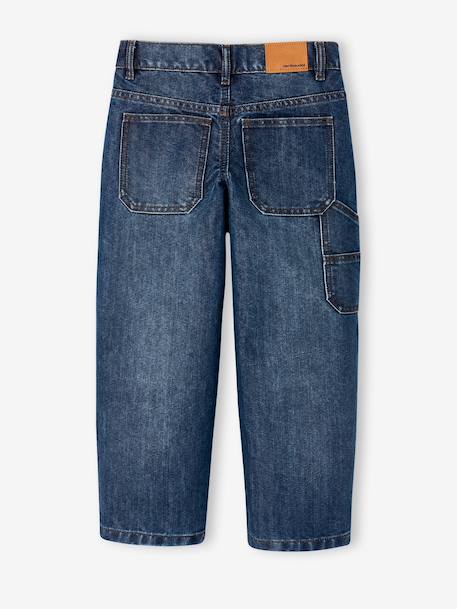 Jean battle indestructible morphologie medium denim brut+denim gris - vertbaudet enfant 