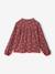 Chemise file gaze de coton imprimée personnalisable blanc imprimé+bleu chambray+écru+mauve - vertbaudet enfant 
