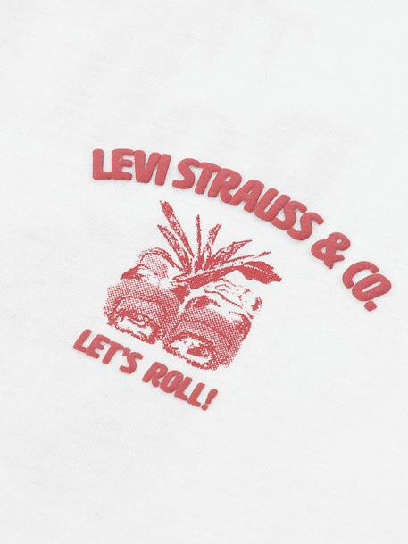 LEVI'S T-shirt Roll Models wit - vertbaudet enfant 