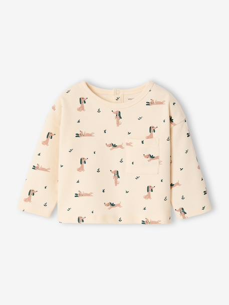 Ensemble T-shirt et pantalon bébé garçon caramel+vert - vertbaudet enfant 