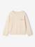 Pull fille personnalisable beige chiné+framboise+marine+pivoine+vert de gris - vertbaudet enfant 