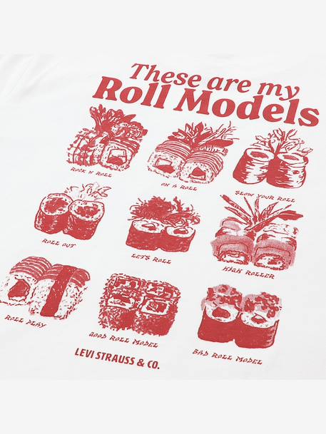 LEVI'S T-shirt Roll Models wit - vertbaudet enfant 