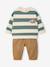 Babyset sweater en broek smaragdgroen - vertbaudet enfant 