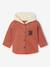Baby overhemdjas met capuchon terracotta - vertbaudet enfant 