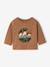 Babyjongensshirt met lange mouwen karamel - vertbaudet enfant 