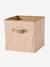 Lot de 2 bacs de rangement en coton moka - vertbaudet enfant 