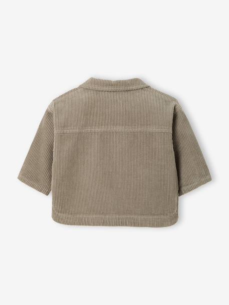 Babyset overshirt en T-shirt kaki - vertbaudet enfant 