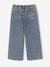 Wijde jeans met fleecevoering middenblauw - vertbaudet enfant 