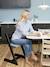 Hoge stoel Tripp Trapp STOKKE BLEACHED+donkerbruin+ecru+grijs+groen+NATUURLIJK+ONWEER GRIJS+WIT+zachtpaars+ZWART - vertbaudet enfant 