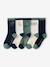 Set van 5 jongenssokken HARRY POTTER smaragdgroen - vertbaudet enfant 