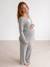 Pyjama grossesse et allaitement 3 pièces gris chiné - vertbaudet enfant 