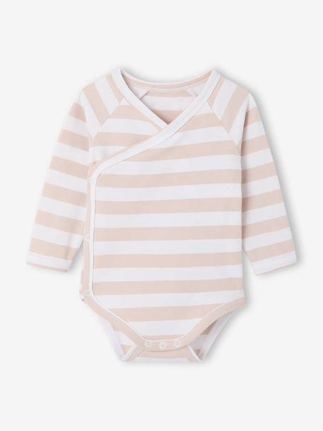 Ensemble 4 pièces bébé mixte beige chiné - vertbaudet enfant 
