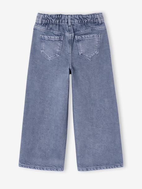 Pantalon fille large couleur bleu grisé+prune+rose+vert - vertbaudet enfant 