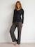 Pyjama 2 pièces allaitement anthracite+bleu nuit - vertbaudet enfant 