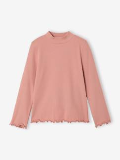 -Sous-pull fille col cheminée