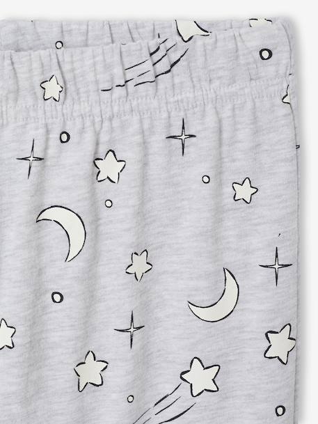 Winnie pyjama voor meisjes gemêleerd grijs - vertbaudet enfant 