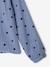 Personaliseerbare meisjesblouse van katoenen gaas chambrayblauw+ecru+wit, bedrukt - vertbaudet enfant 