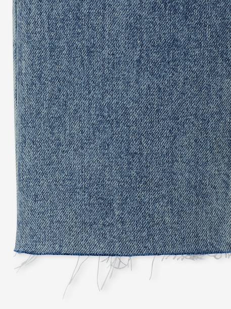 Rechte meisjesjeans lichtblauw+middenblauw - vertbaudet enfant 