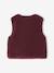 Gilet fille sans manches en sherpa blush+prune+vanille - vertbaudet enfant 