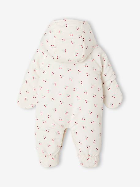 Combinaison pilote capuche naissance écru - vertbaudet enfant 