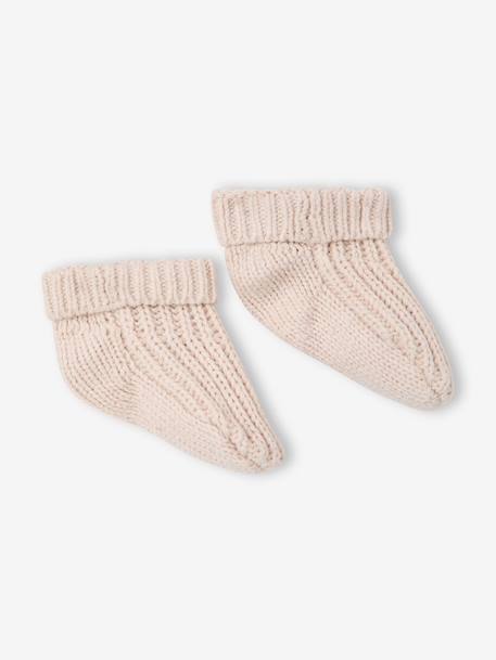 4-delige babyset jongen gemêleerd beige - vertbaudet enfant 