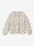 Blouse met print antraciet+vanille - vertbaudet enfant 
