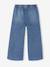 Pantalon large fille bleu moyen+denim bleached - vertbaudet enfant 